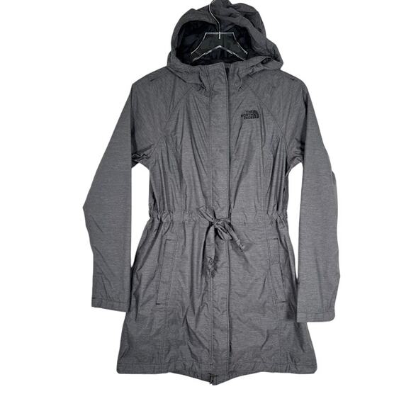 The North Face Women's Hyvent Teralinda Trench Jacket S Gray Waterproof - Picture 1 of 9